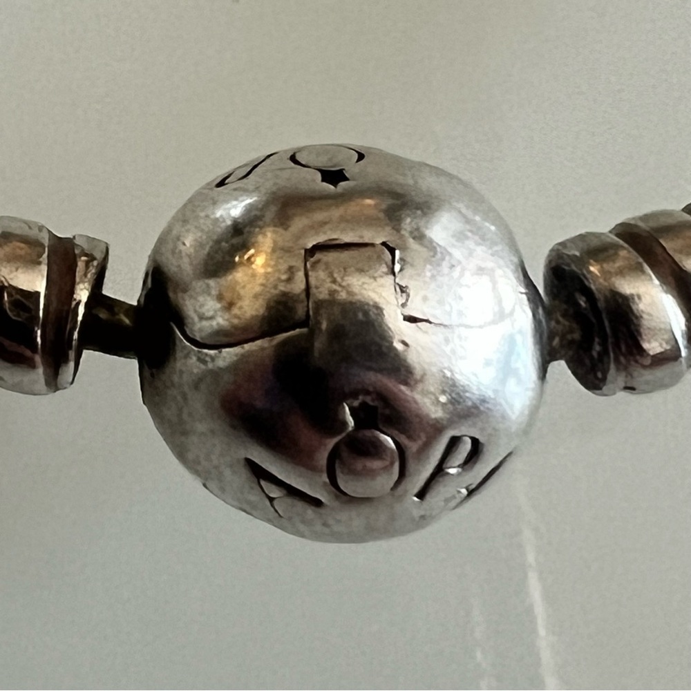 PANDORA Sterling Silver Bangle Bracelet Classic Charm Bracelet - Picture 7 of 10